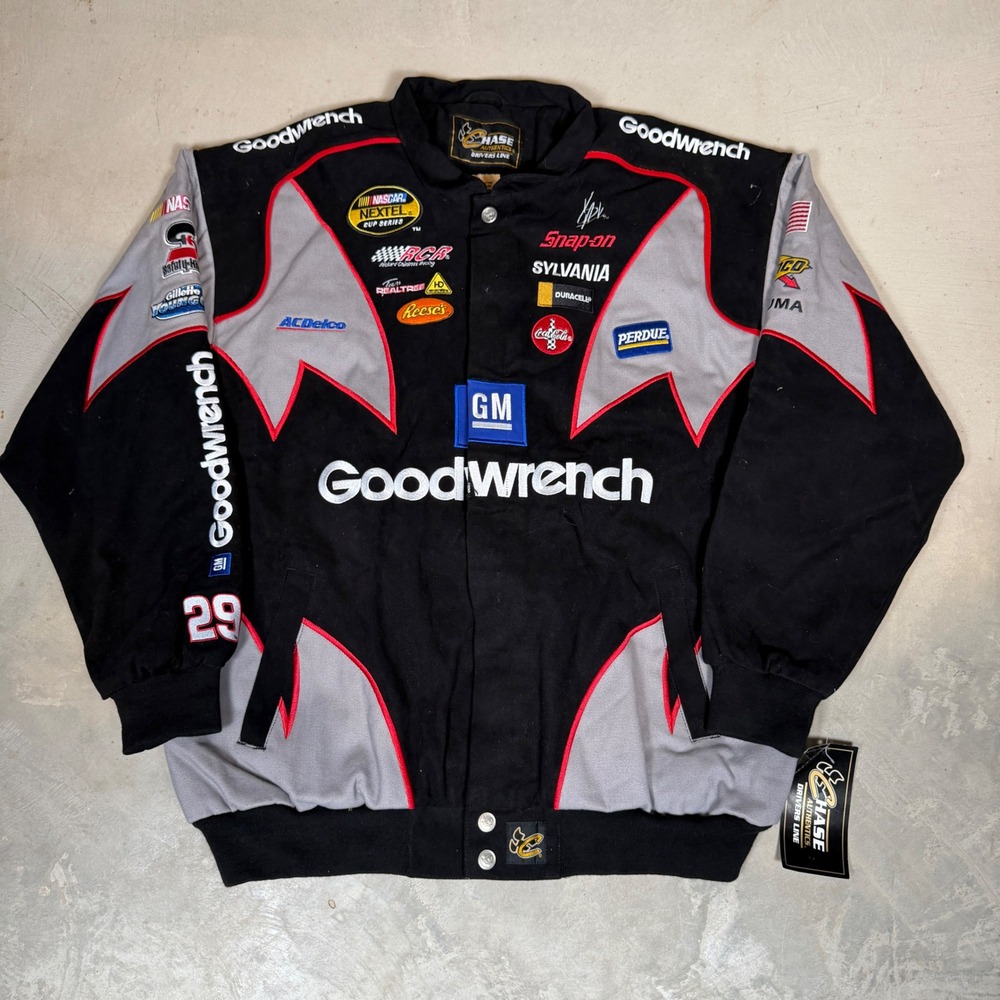 Chase Authentics Kevin Harvick 29 GM Goodwrench NASCAR Racing Jacket Mens XL NWT